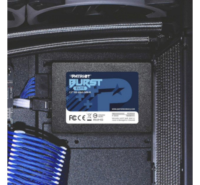 Накопичувач SSD 2.5" 1.92TB Burst Elite Patriot (PBE192TS25SSDR)