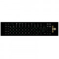 Наклейка на клавіатуру XoKo 68 keys UA/rus green, Latin white (XK-KB-STCK-MD)