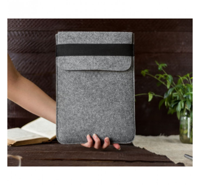 Чохол до ноутбука Gmakin 14 Macbook Pro, vertical, Light Gray (GM16-14)