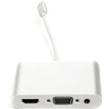 PowerPlant Перехідник Lightning (M) to HDMI, VGA, 3.5mм (F) PowerPlant (CA911929)