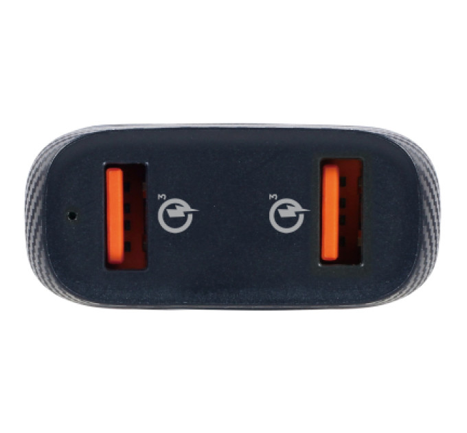 Gembird Зарядний пристрій Gembird 2 port 36W QC3.0 (TA-U2QC3-CAR-01)