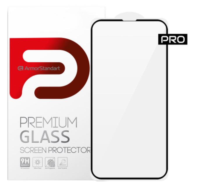 Armorstandart Скло захисне Armorstandart Pro 3D Apple iPhone 13 mini Black (ARM60250)