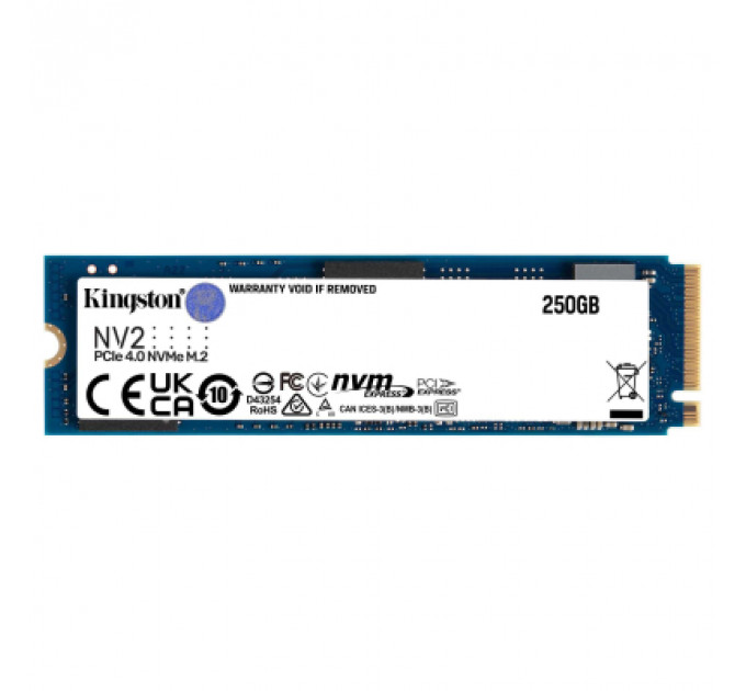 Накопичувач SSD M.2 2280 250GB Kingston (SNV2S/250G)