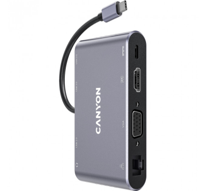 Порт-реплікатор Canyon 8-in-1 USB-C (CNS-TDS14)