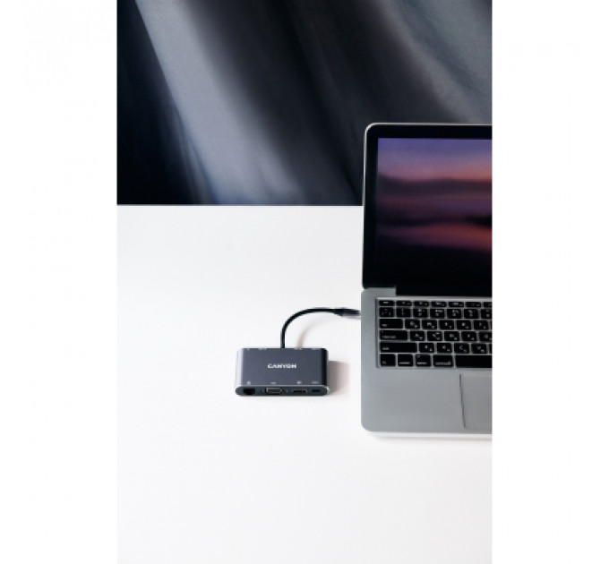 Порт-реплікатор Canyon 8-in-1 USB-C (CNS-TDS14)