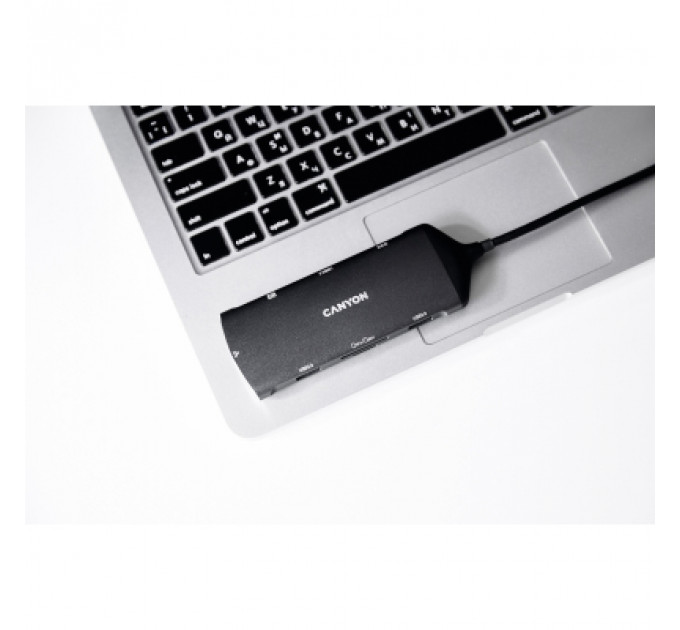 Порт-реплікатор Canyon 8-in-1 USB-C (CNS-TDS15)