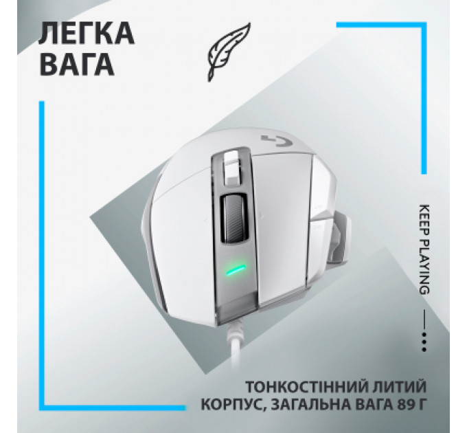 Мишка Logitech G502 X USB White (910-006146)