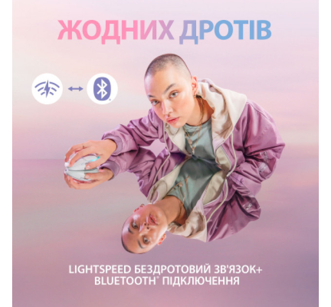 Мишка Logitech G705 Gaming Wireless/Bluetooth White (910-006367)