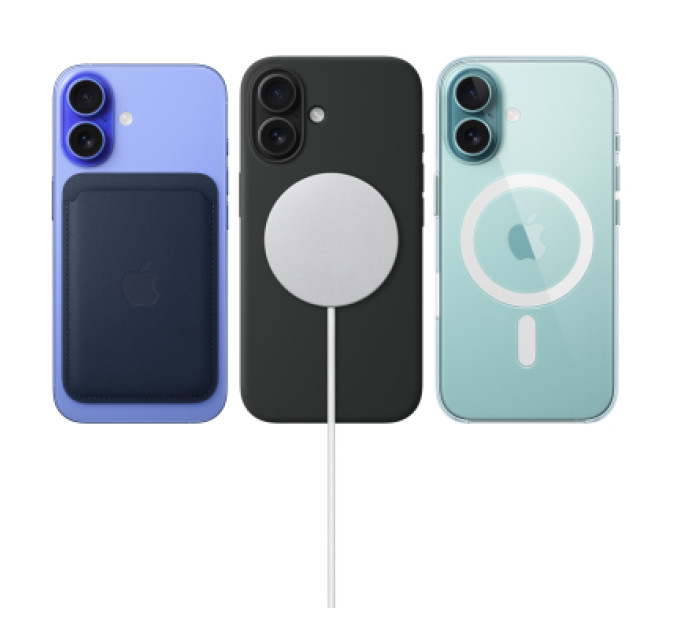 Apple Мобільний телефон Apple iPhone 16 Plus 128GB Teal (MXVY3)