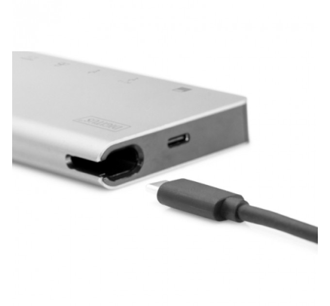 Концентратор Digitus Travel USB-C, 8 Port (DA-70866)