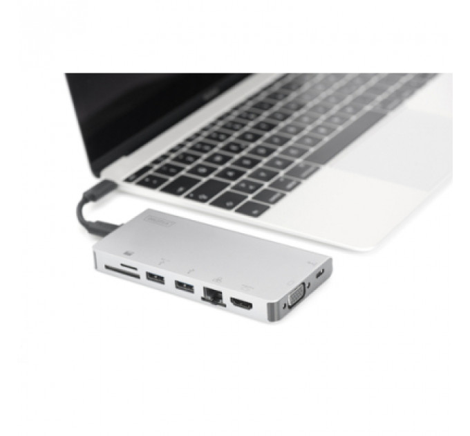 Концентратор Digitus Travel USB-C, 8 Port (DA-70866)