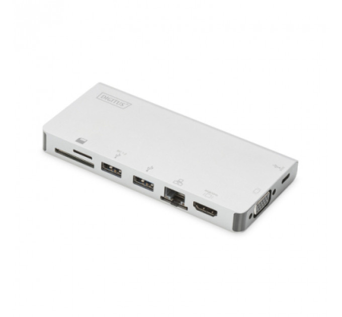 Концентратор Digitus Travel USB-C, 8 Port (DA-70866)