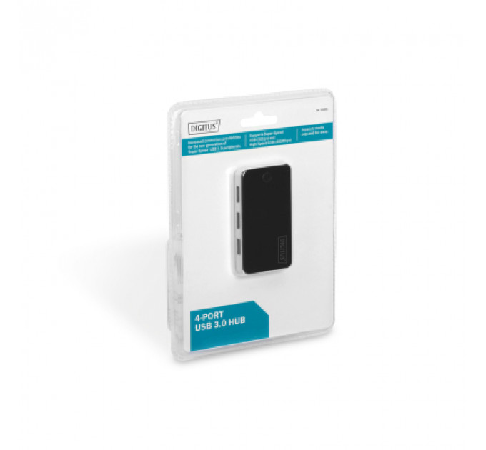 Концентратор Digitus USB 3.0 Hub, 4 Port (DA-70231)
