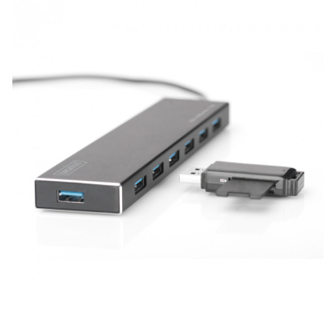 Концентратор Digitus USB 3.0 Hub, 7 Port (DA-70241-1)