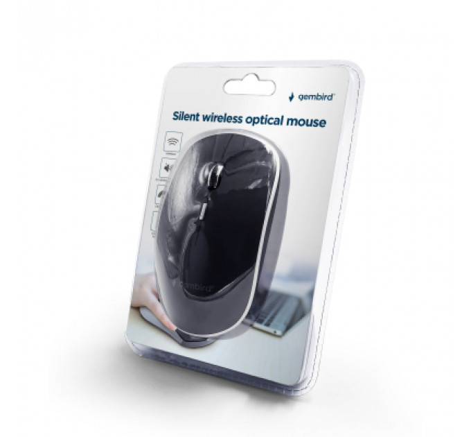 Мишка Gembird MUSW-4BS-01 Wireless Black (MUSW-4BS-01)