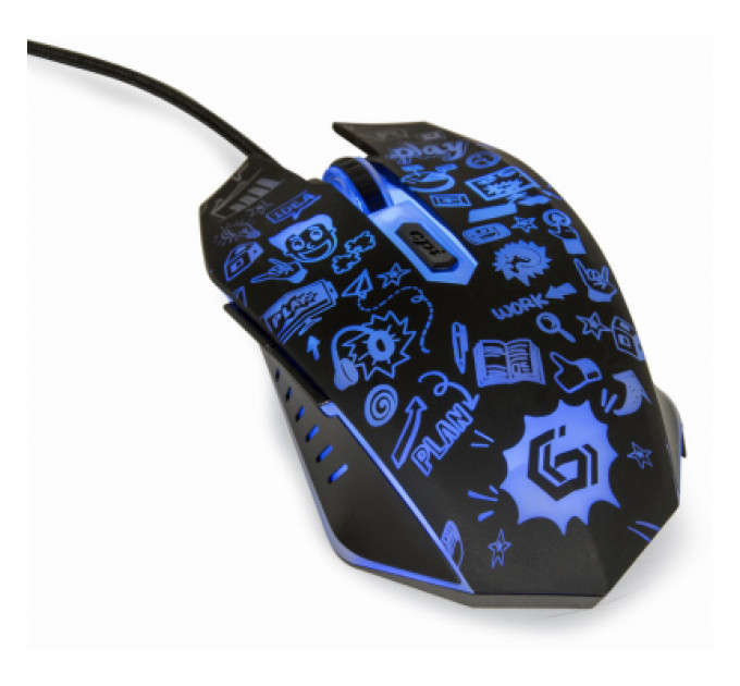 Мишка Gembird MUS-6B-GRAFIX-01 USB Black (MUS-6B-GRAFIX-01)