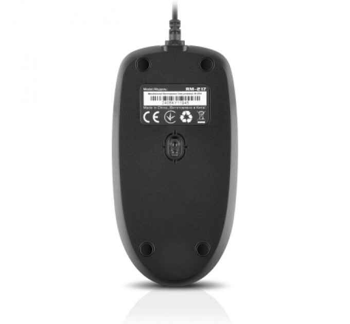 Мишка REAL-EL RM-217 USB Black/Gray (EL123200038)