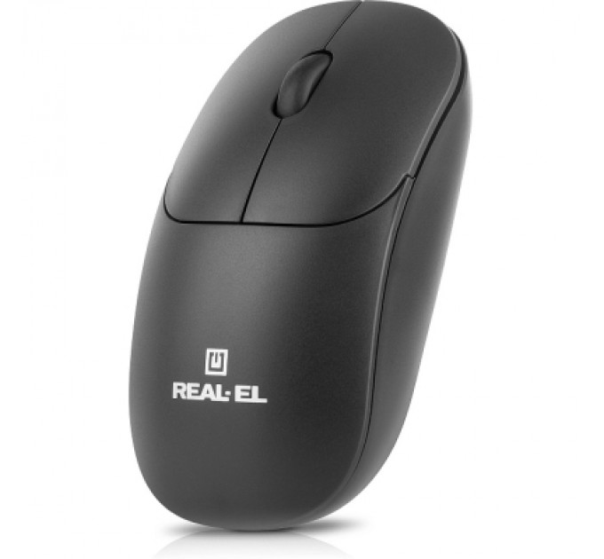 REAL-EL Мишка REAL-EL RM-313W Wireless Black (EL123200042)
