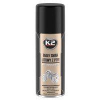 Мастило автомобільне K2 PRO White PTFE 400 мл (W121)