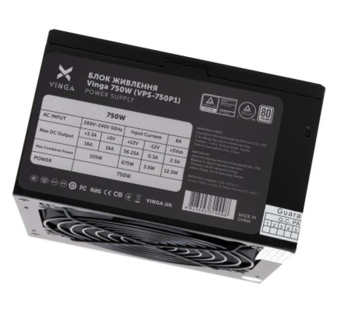 Блок живлення Vinga 750W (VPS-750P1)