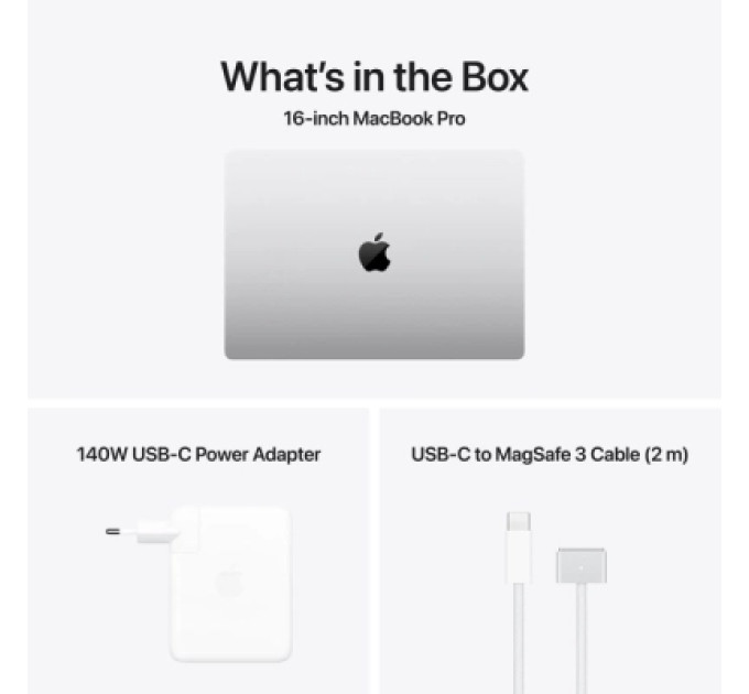 Apple Ноутбук Apple MacBook Pro 16 A3428 M5 Pro Silver (MGE64UA/A)