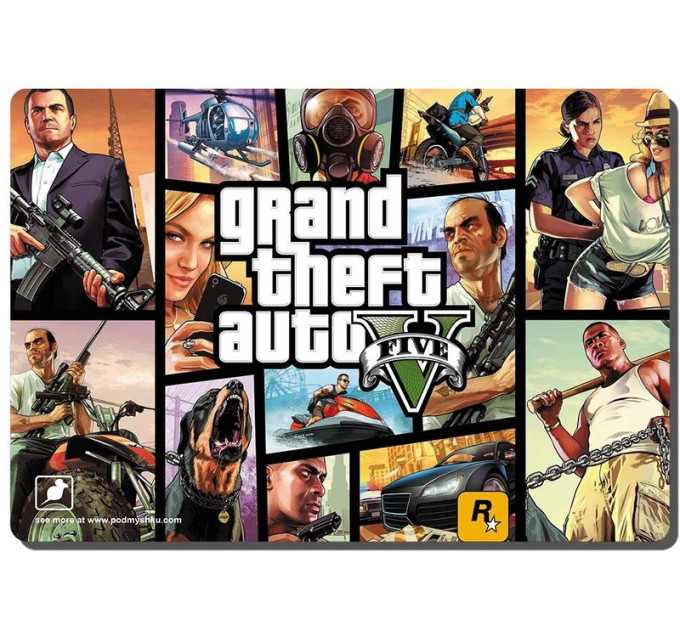 Podmyshku Килимок для мишки Podmyshku  GTA 5, ігровий , тканина, розмір М