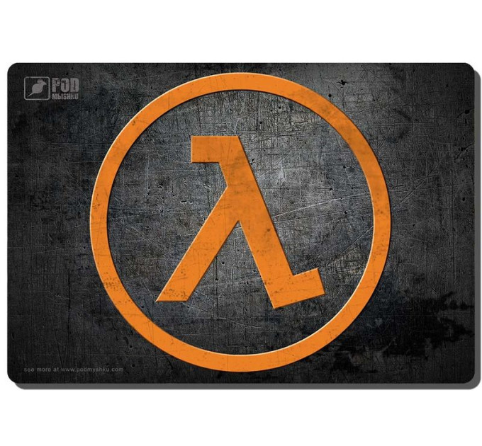Podmyshku Килимок для мишки Podmyshku HALF LIFE,ігровий , тканина, розмір М