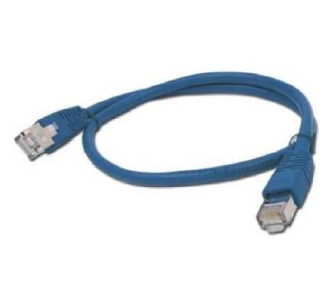 Cablexpert Патч корд Cablexpert PP12-0.5M/B, UTP, категорія. 5E, литий,  50u" штекер із фіксатором, 0.5 м, голубий