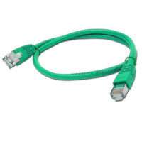 Патч корд Cablexpert PP22-1M/G, FTP, литий,  50u" штекер із фіксатором, 1 м, зелений