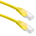 Cablexpert Патч корд Cablexpert PP12-1.5M/Y, UTP, категорія. 5E, литий,  50u" штекер із фіксатором, 1.5 м, жовтий колір