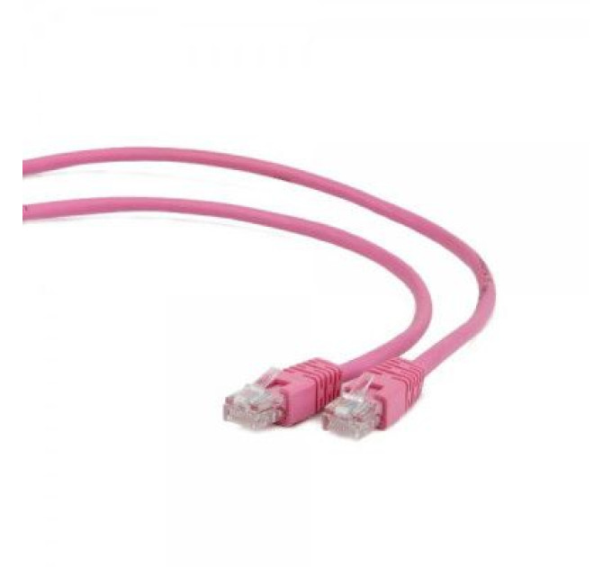 Cablexpert Патч корд Cablexpert PP6-5M/RO, FTP, категорія. 6, литий,  50u" штекер із фіксатором, 5.0 м, рожевий