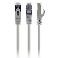 Патч корд Cablexpert PP6A-LSZHCU-0.5M, S/STP, литий, 50u" штекер із фіксатором, 0.5 м, сірий
