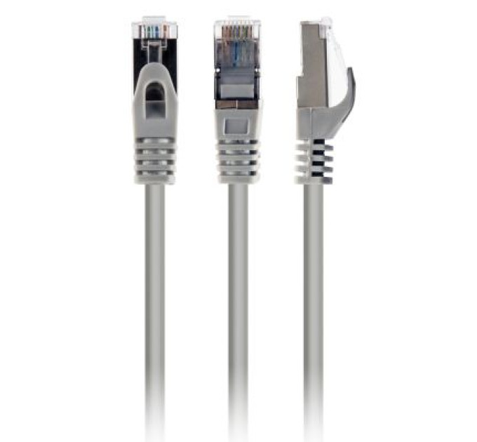 Cablexpert Патч корд Cablexpert PP6A-LSZHCU-1M, S/STP, литий, 50u" штекер із фіксатором, 1.0 м, сірий
