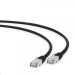 Cablexpert Патч корд Cablexpert PP6A-LSZHCU-BK-0.5M, S/STP, литий, 50u" штекер із фіксатором, 0,5 м, чорний