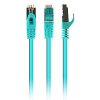 Патч корд Cablexpert PP6A-LSZHCU-G-1M, S/STP, литий, 50u" штекер із фіксатором, 1,0 м, зелений