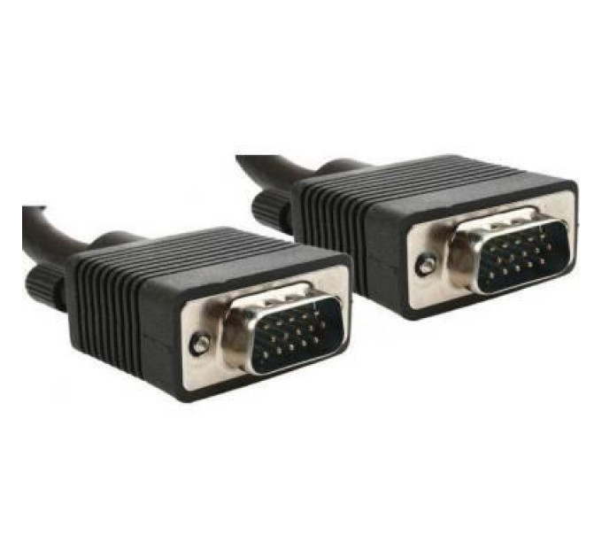 Cablexpert Кабель Cablexpert CC-PPVGA-30M-B, преміум якість, VGA 3+9C HD15M тато /HD15M тато, подвійно-екранований, з 2-ма феритами, 30 м, чорний колір