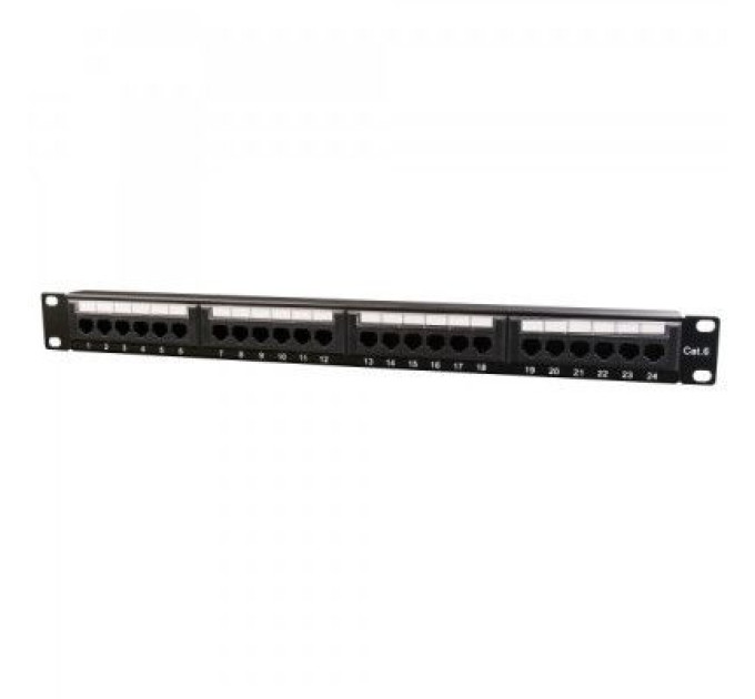 Cablexpert Патч панель Cablexpert NPP-C624CM-001, 24 порти, Cat6
