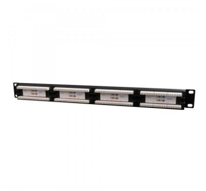 Cablexpert Патч панель Cablexpert NPP-C624CM-001, 24 порти, Cat6