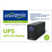 EnerGenie Джерело безперебійного живлення EnerGenie EG-UPS-031, LCD дисплей, USB порт, 650 ВтA, чорний колір