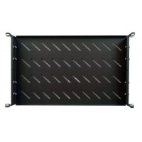 Полка 19" Hypernet 1U глиб. 300мм, в шкафи глибиною 450мм, колір чорний (U-FS-45-Black)
