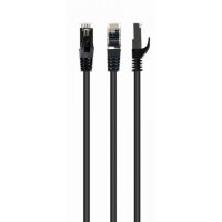 Патч корд Cablexpert PP6A-LSZHCU-BK-10M, S/STP, литий, 50u" штекер із фіксатором, 10 м, чорний