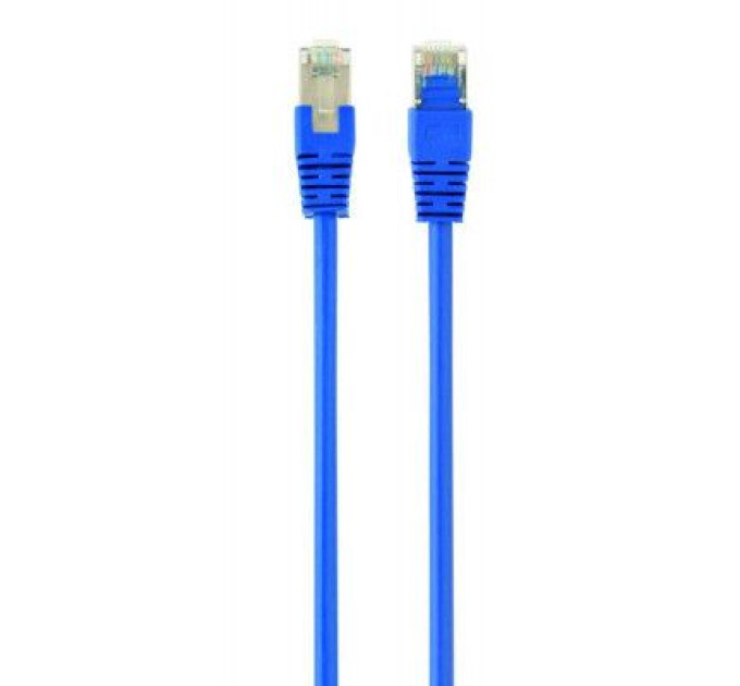 Cablexpert Патч корд Cablexpert PP6-2M/B, FTP, категорія. 6, литий,  50u" штекер із фіксатором, 2 м, синій