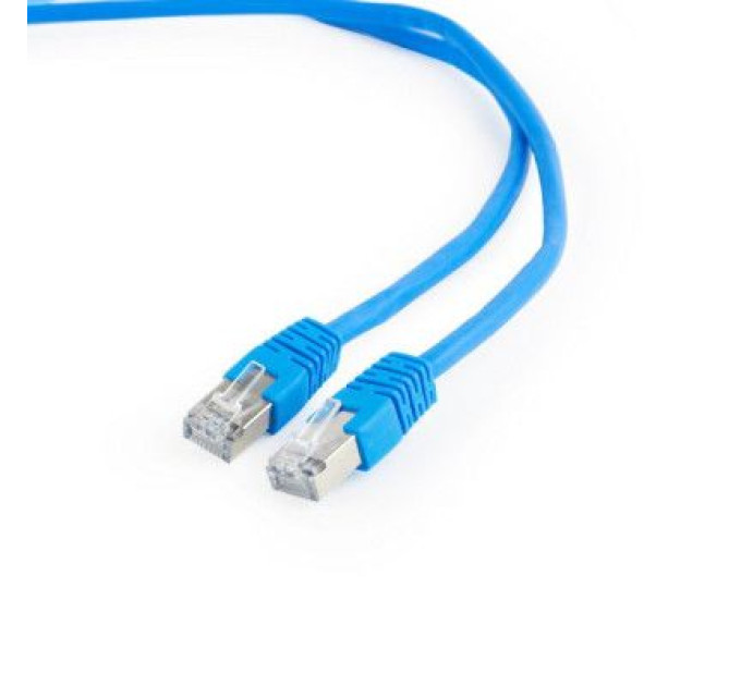 Cablexpert Патч корд Cablexpert PP6-2M/B, FTP, категорія. 6, литий,  50u" штекер із фіксатором, 2 м, синій