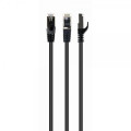 Cablexpert Патч корд Cablexpert PP6A-LSZHCU-BK-15M, S/STP, литий, 50u" штекер із фіксатором, 15 м, чорний