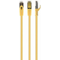 Патч корд Cablexpert PP6A-LSZHCU-Y-30M, S/STP, литий, 50u" штекер із фіксатором, 30 м, жовтий