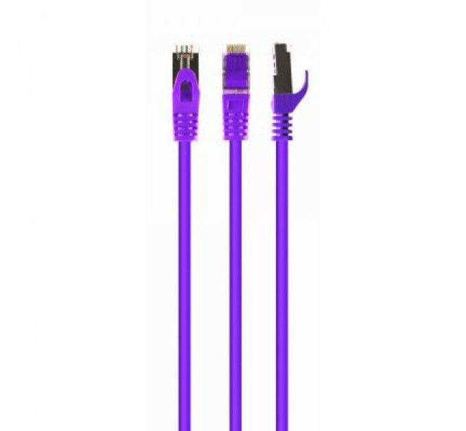 Cablexpert Патч корд Cablexpert PP6A-LSZHCU-V-30M, S/STP, литий, 50u" штекер із фіксатором, 30 м, пурпуровий
