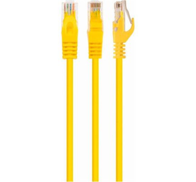Cablexpert Патч корд Cablexpert PP6U-1.5M/Y, UTP, категорія. 6, литий,  50u" штекер із фіксатором, 1.5 м, жовтий