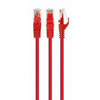 Патч корд Cablexpert PP6U-1.5M/R, UTP, категорія. 6, литий,  50u" штекер із фіксатором, 1.5 м, червоний