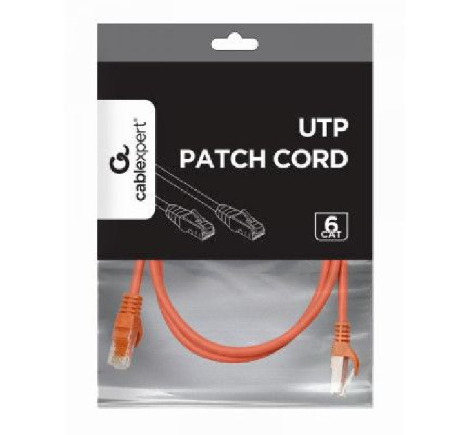 Cablexpert Патч корд Cablexpert PP6U-1.5M/R, UTP, категорія. 6, литий,  50u" штекер із фіксатором, 1.5 м, червоний