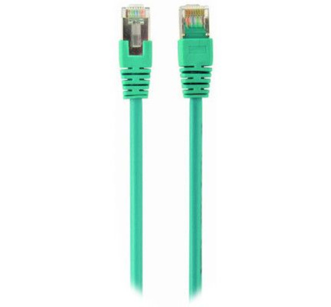 Cablexpert Патч корд Cablexpert PP22-0.5M/G, FTP, литий,  50u" штекер із фіксатором, 0.5 м, зелений